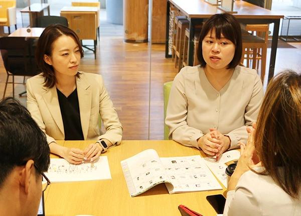 打ち合わせのシーン